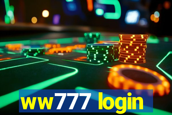 ww777 login